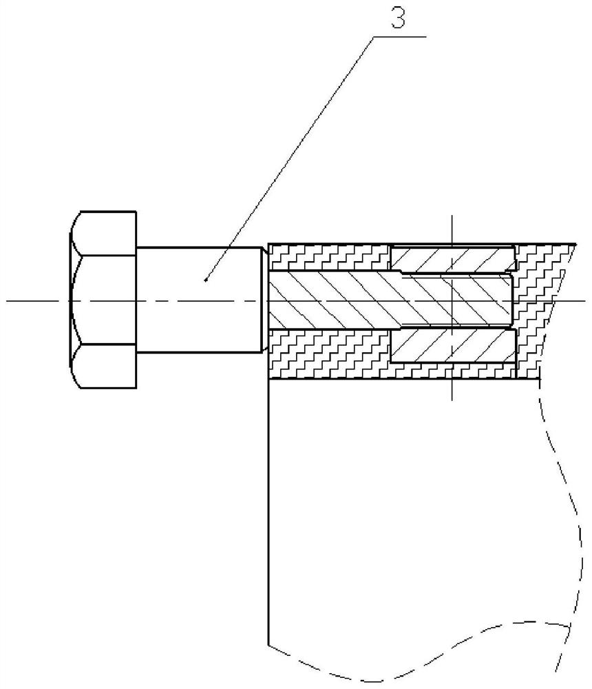 Submerged step type coaxial assembly tool and using method thereof