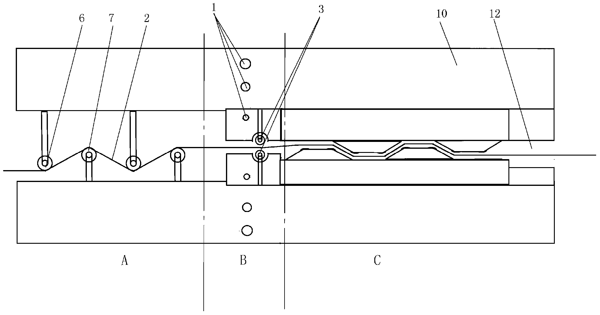 Double-sided melting and impregnating equipment and method for continuous fiber-reinforcing adhesive tape