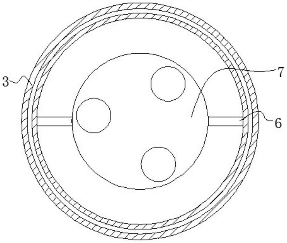 A cleaning device for plastic packaging bottles