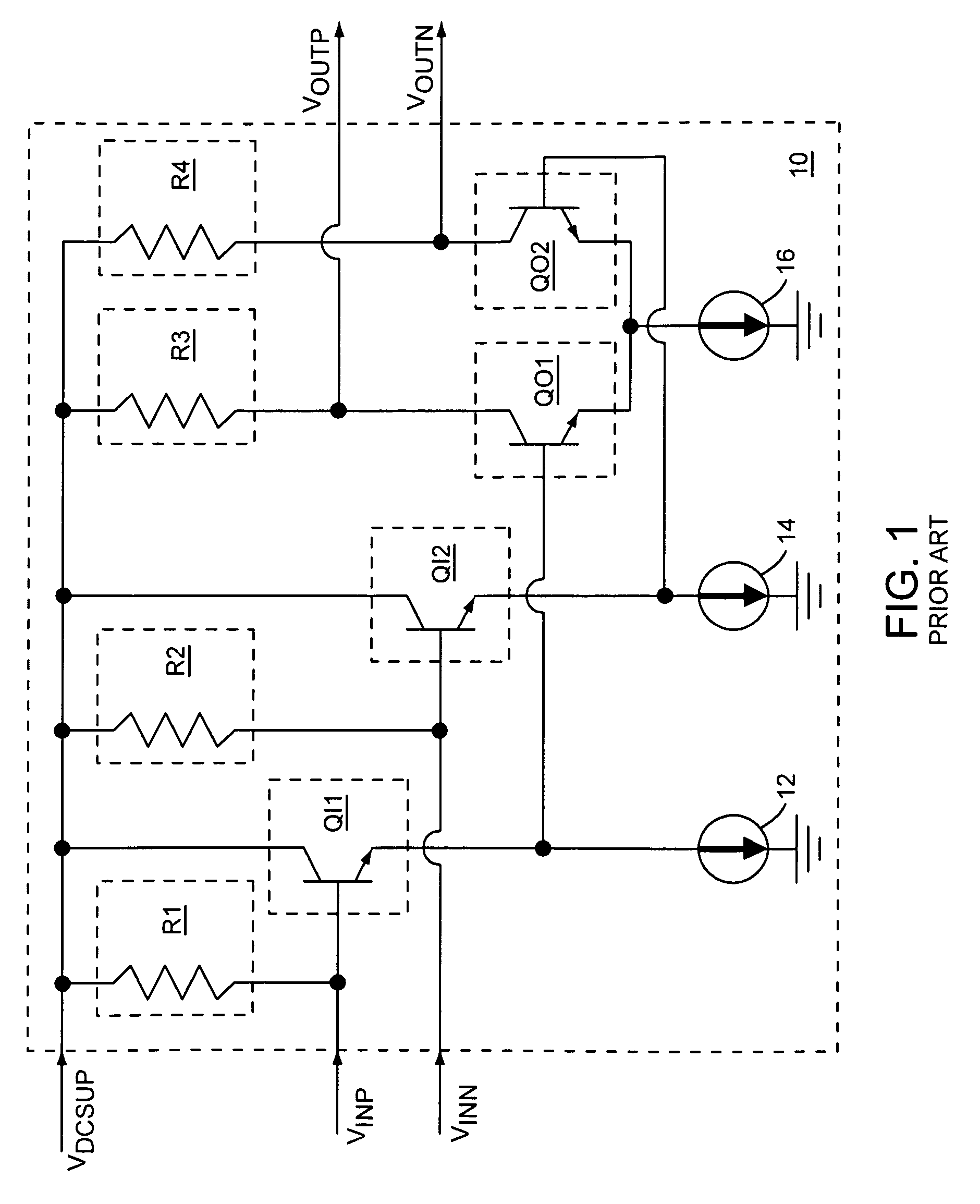 Linearized differential transimpedance amplifier