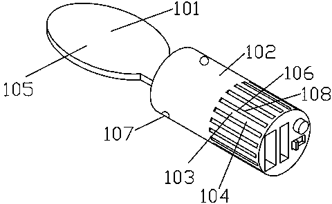 Electromagnetic hand-holding patting plate and production method