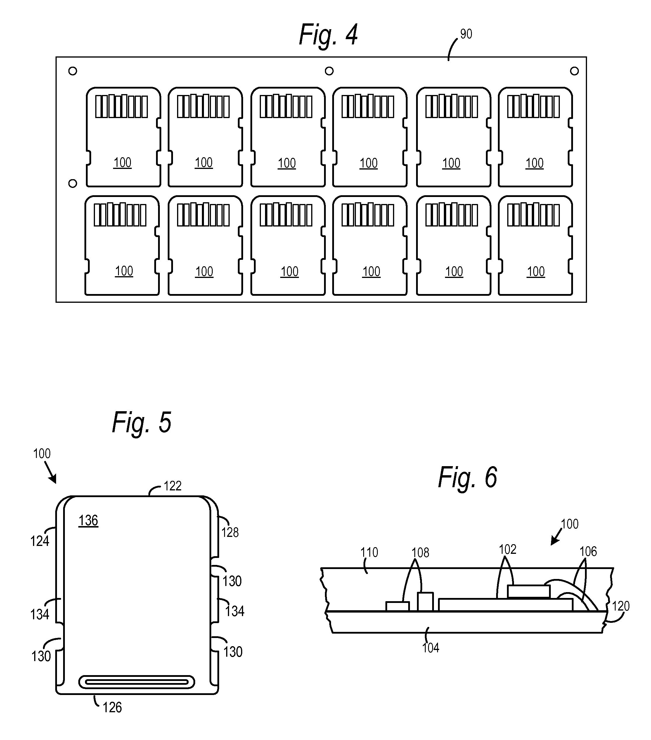 Method of reducing memory card edge roughness by edge coating