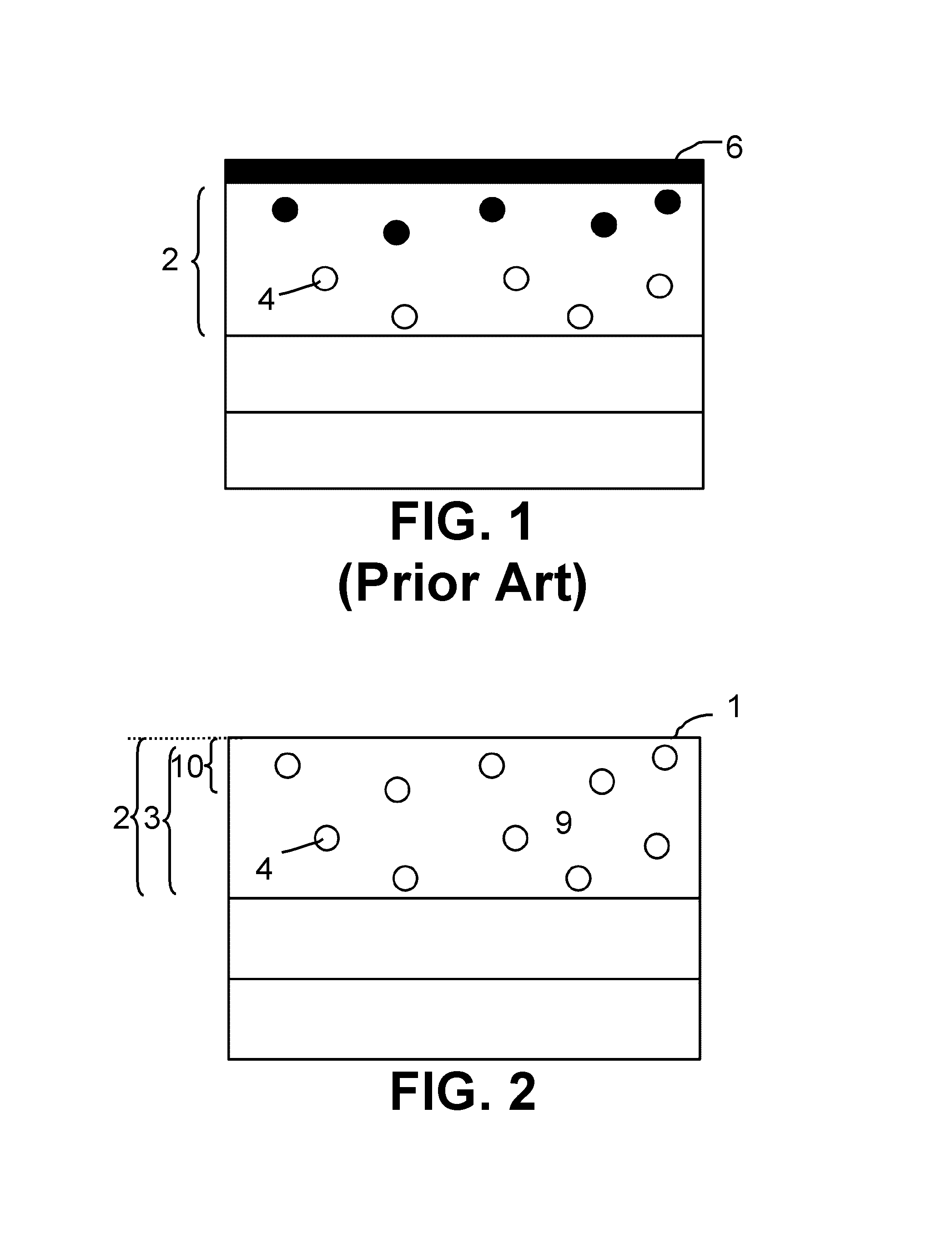 Method for activating a porous layer surface