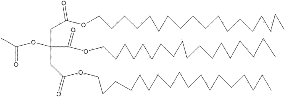 A kind of preparation method of acetyl citrate tri(stearyl alcohol) ester