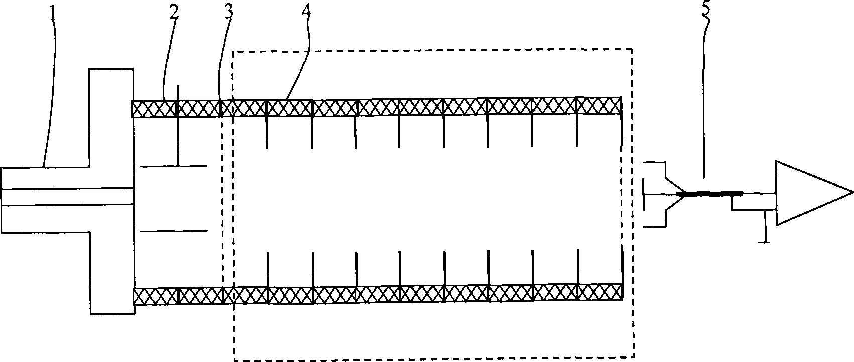 Migration tube structure used for ion mobility spectrometer