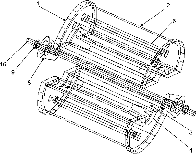 Hollow shafting particle damper