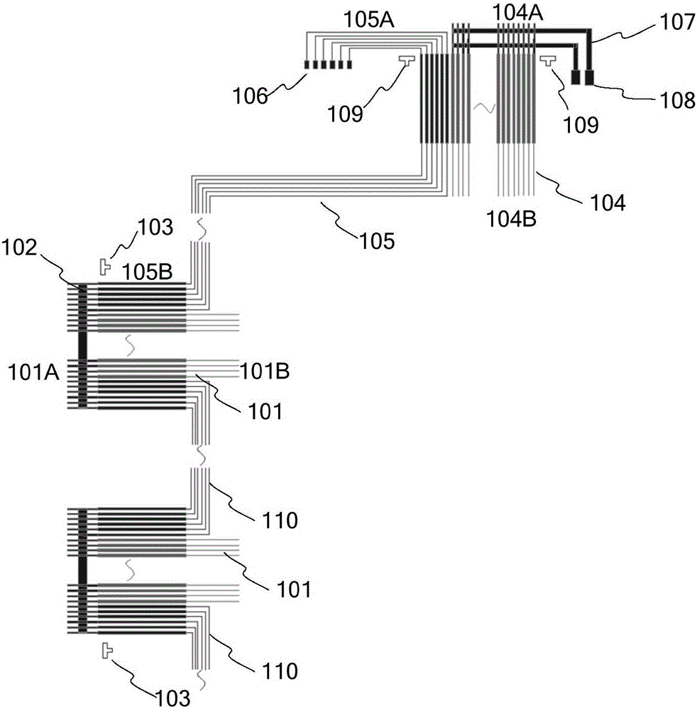 Display panel test circuit, display panel and test method thereof