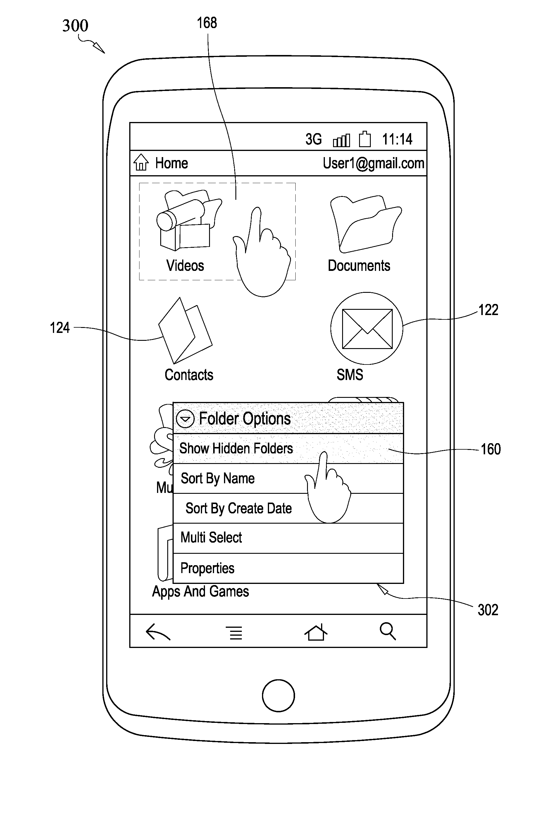 System and method of securing content from public display on a mobile communication device