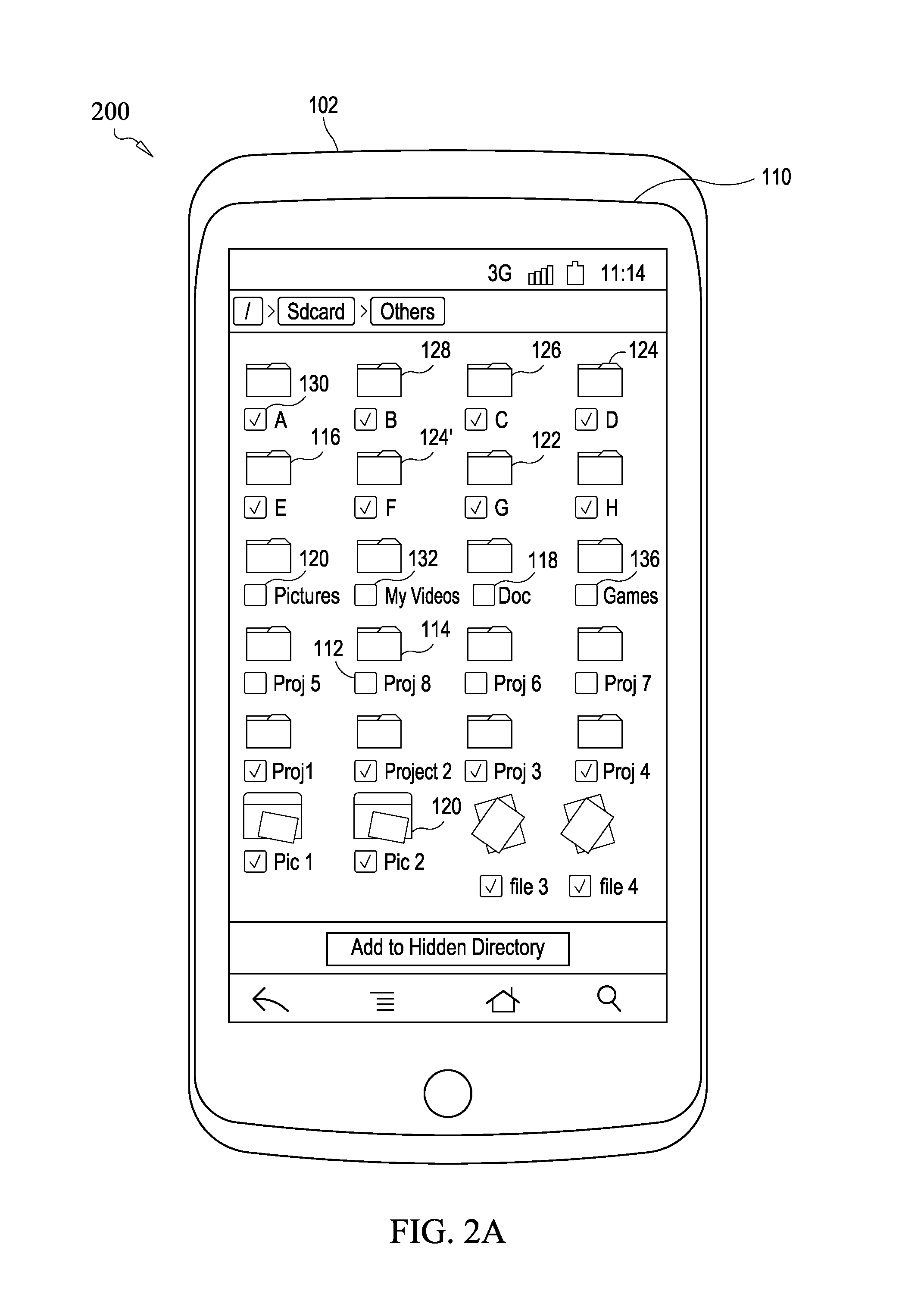 System and method of securing content from public display on a mobile communication device