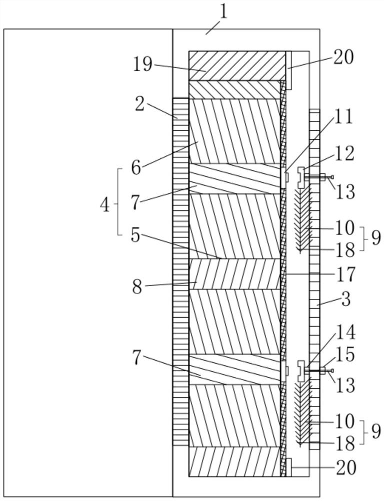 Automatic ash removal device applied to charging module