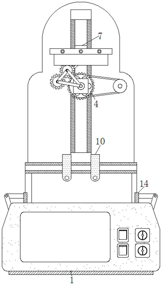 Printing paper cutting device capable of ensuring quantitative cutting and smoothing printing paper