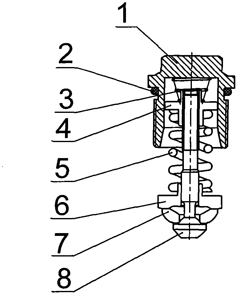 Overload oil compensation valve for proportional multi-way valve