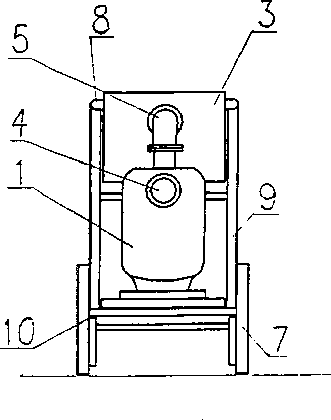 Movable pumping filter capable of hierarchy controlling the soil pick-up