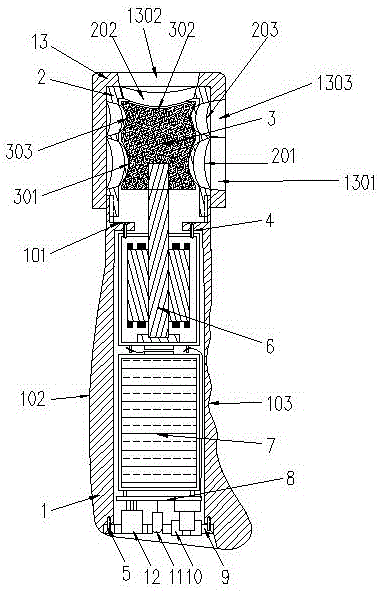 Electric manicure device