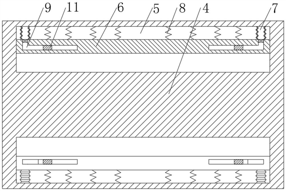 Pressing device for composite wallboard of building thermal insulation wallboard