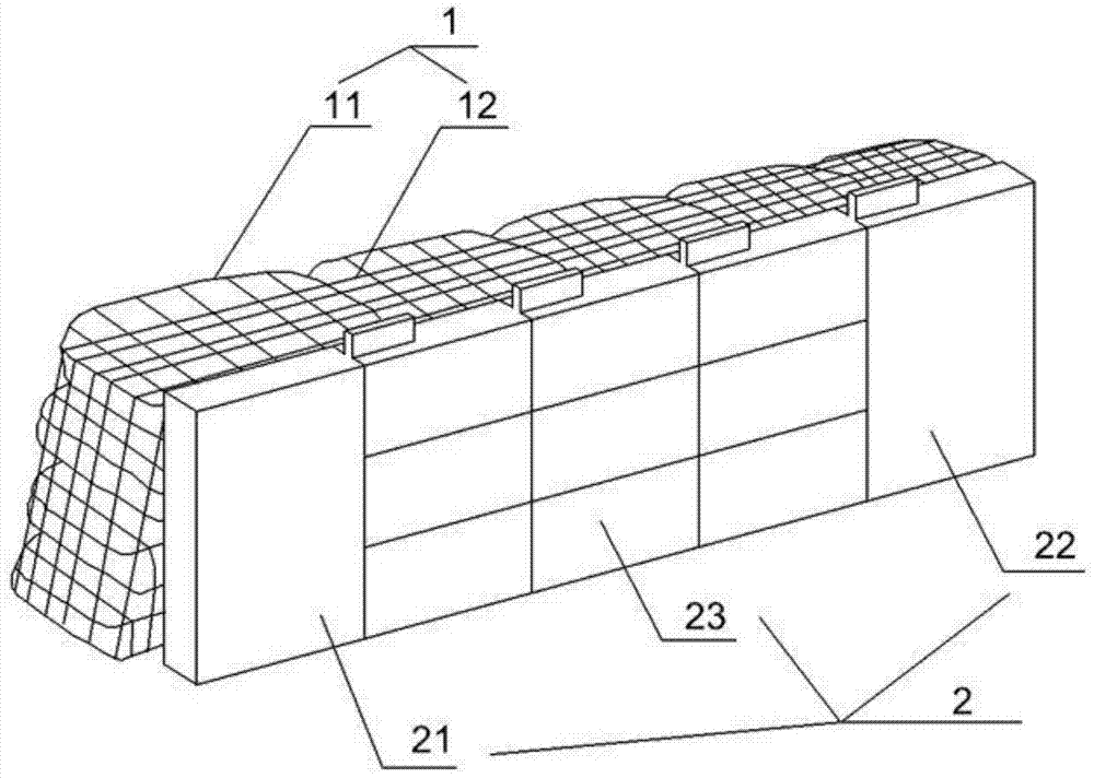 Ecological retaining wall system