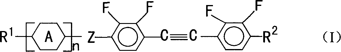 2,3,2,'3' tetrafluoro diphenyl acetylene derivative, its composition, preparation method and use