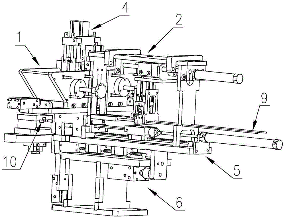 An optical fiber fusion splicing heat shrink protection sleeve assembly device