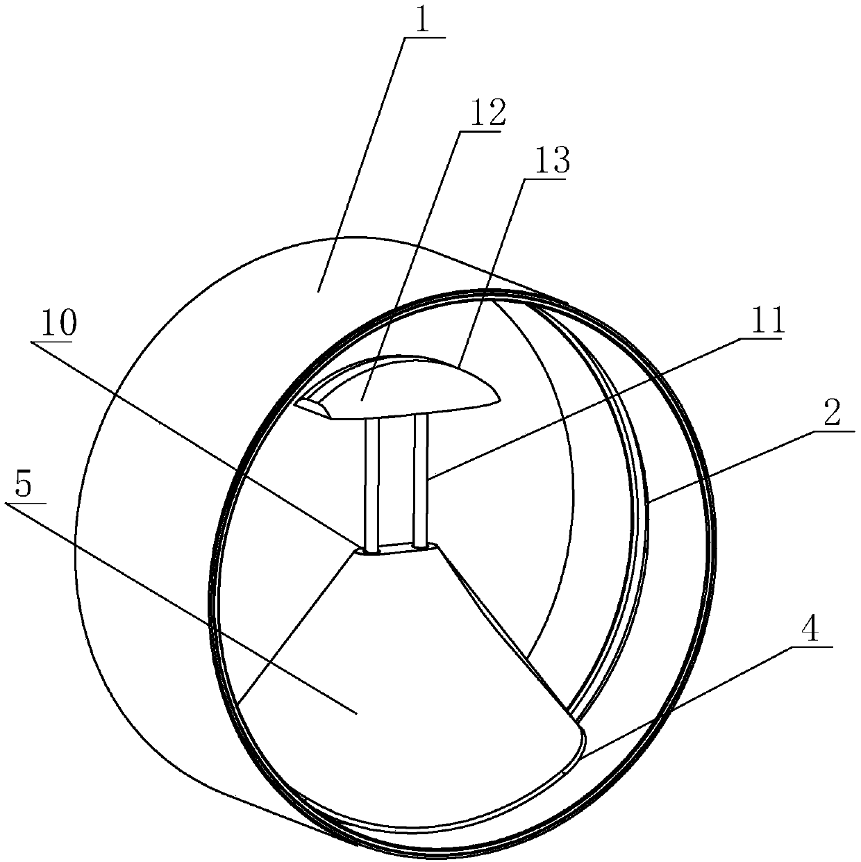Self-weight adaptive curved surface heat conduction yoga wheel