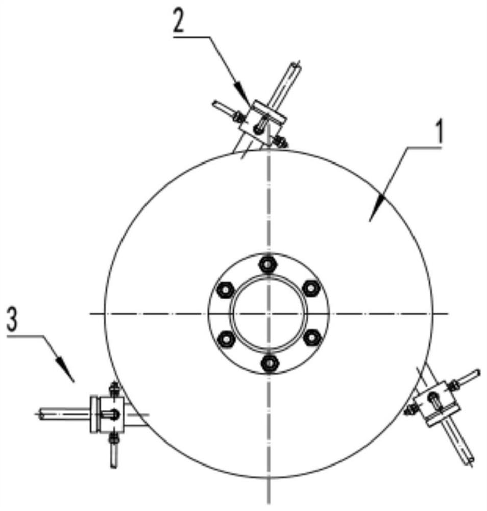 Chemical high-temperature tail gas cooling device