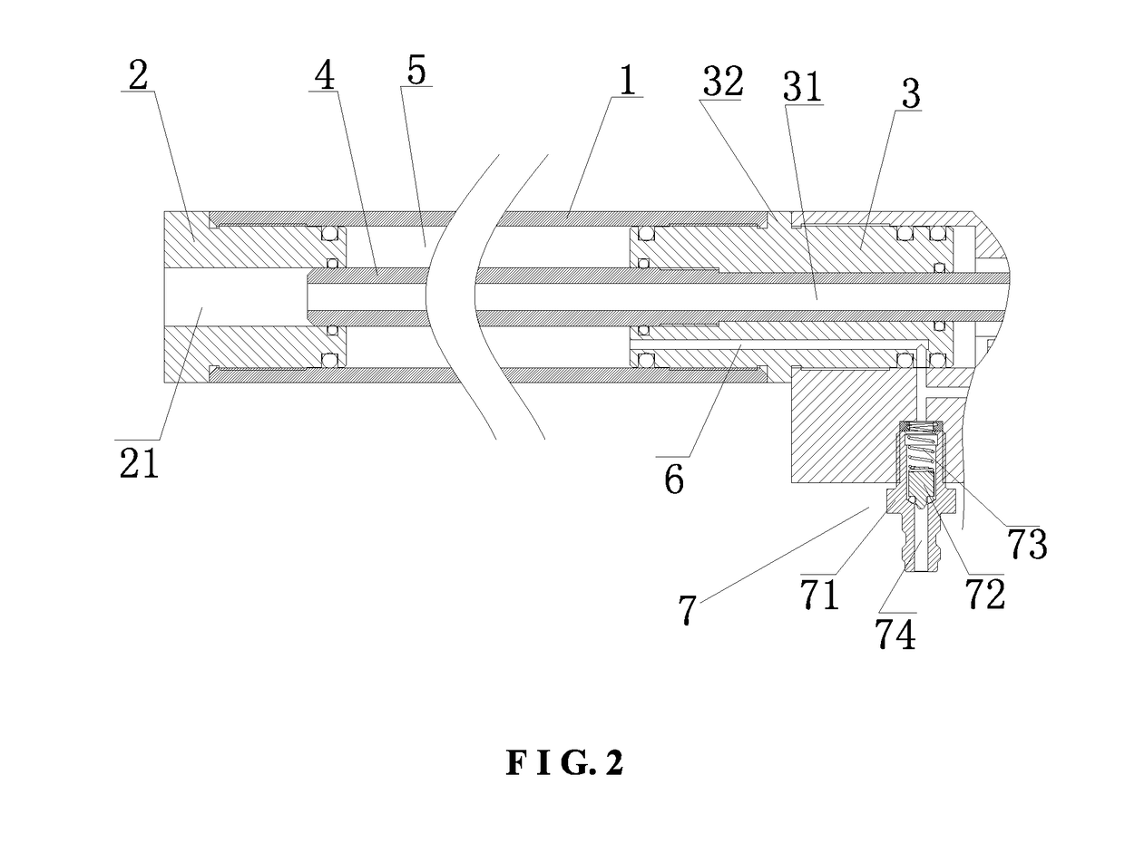 Integrated structure of barrel and air storage pipe of air gun