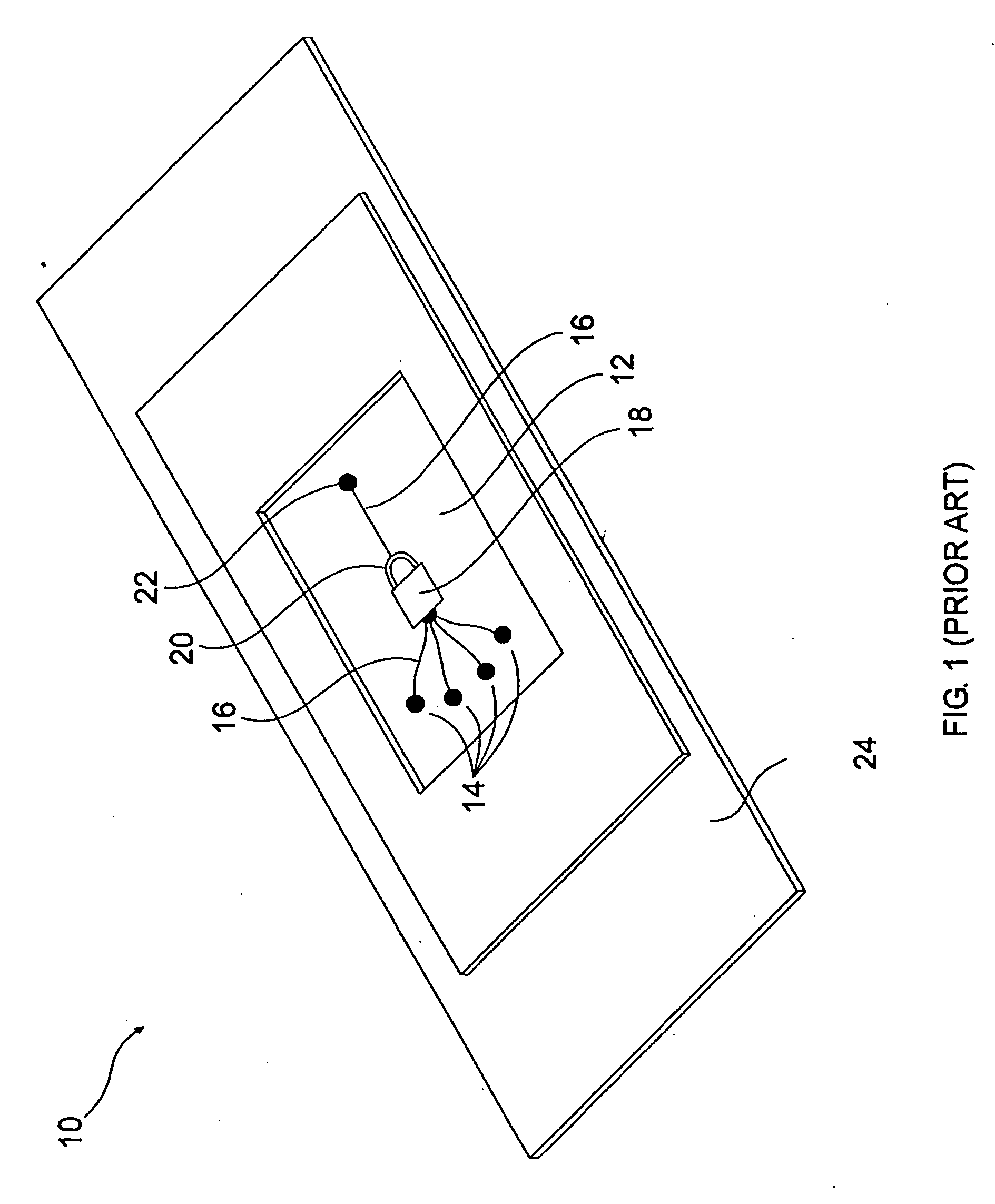 Method for identifying an image of a well in an image of a well-bearing component