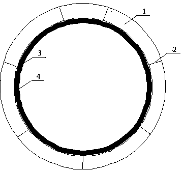 Circumferential intelligentized reinforcement structure and method of shield tunnel