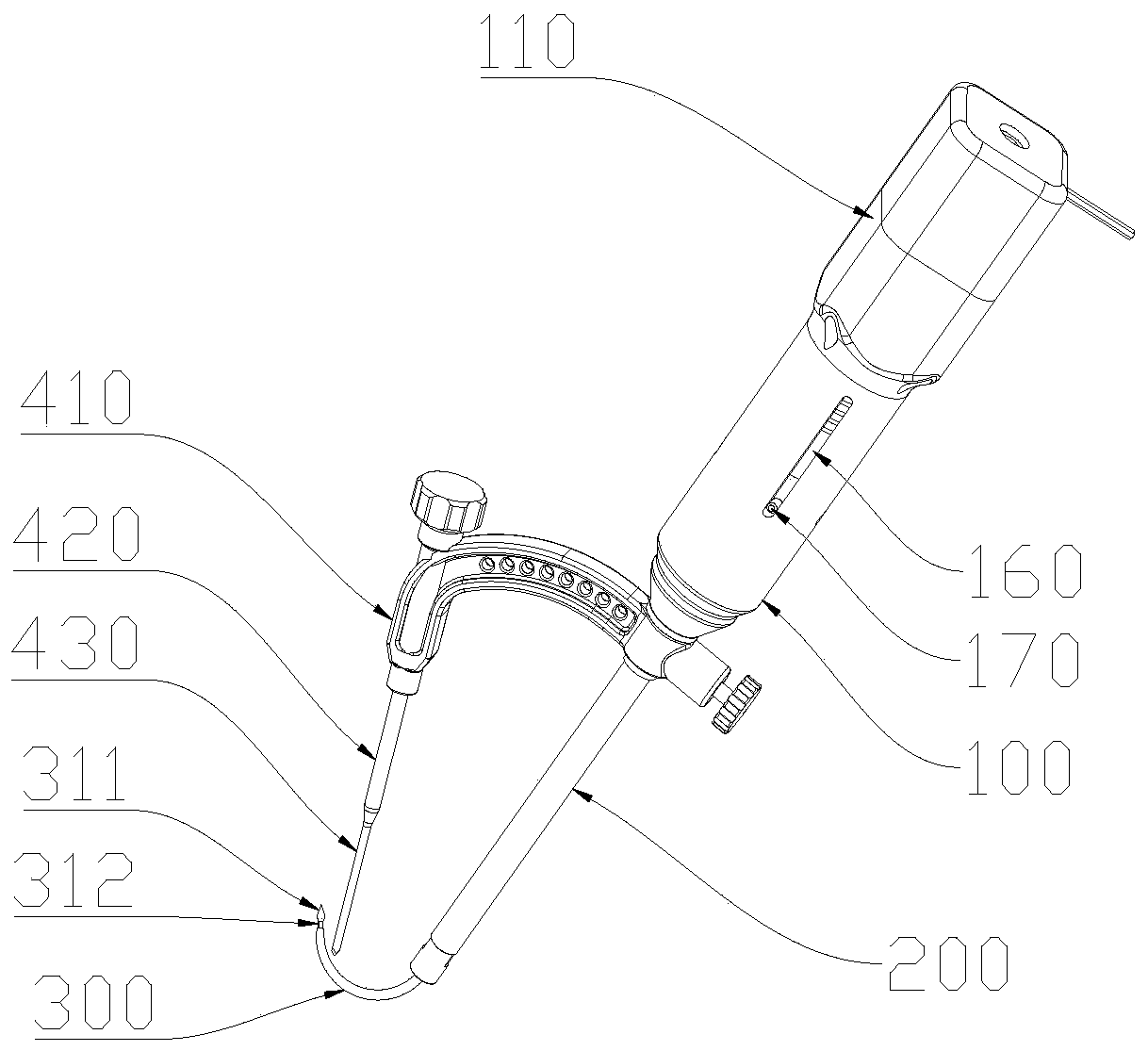Electrically driven rotator cuff repair instrument
