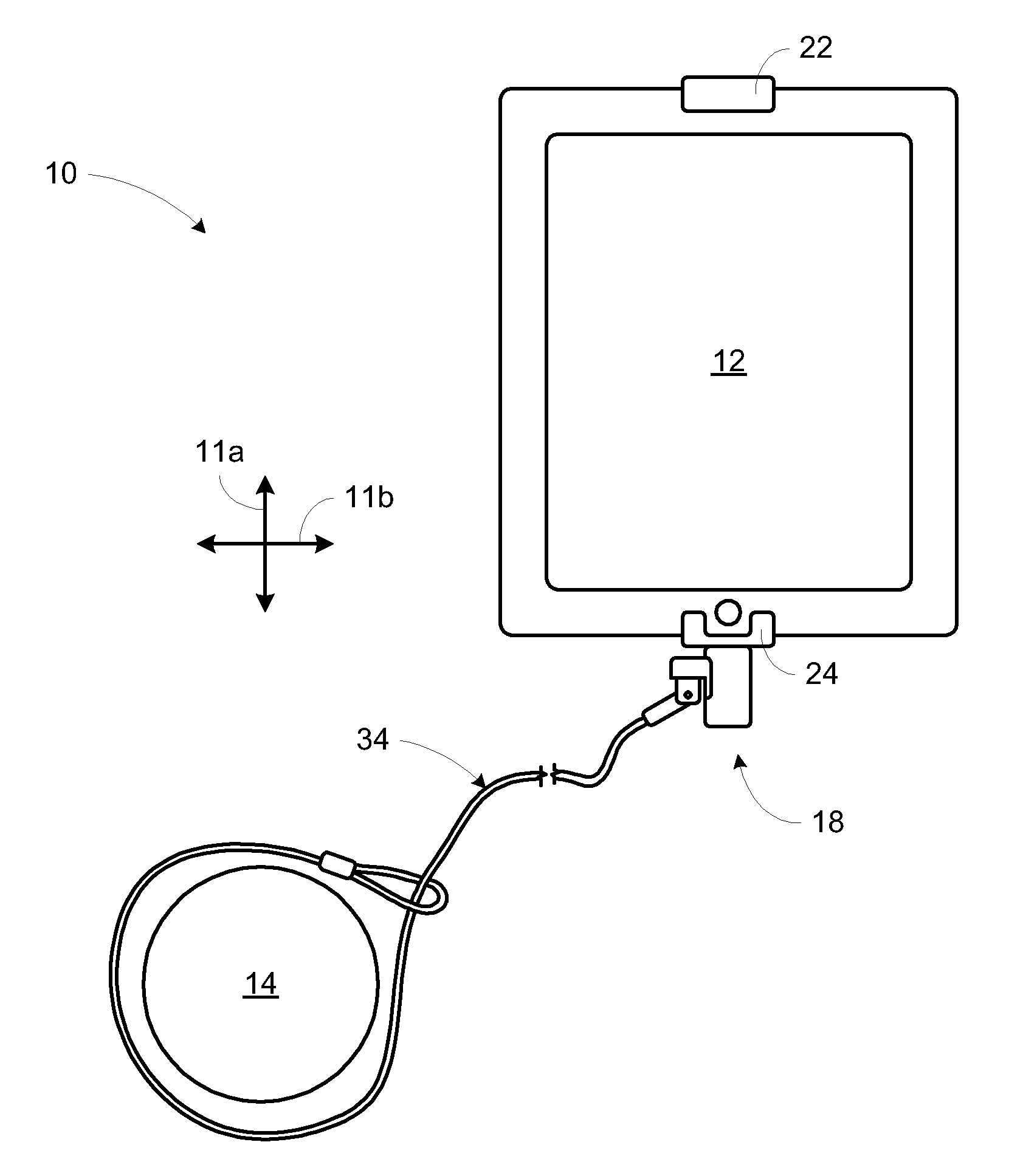 Portable electronic securing and locking device