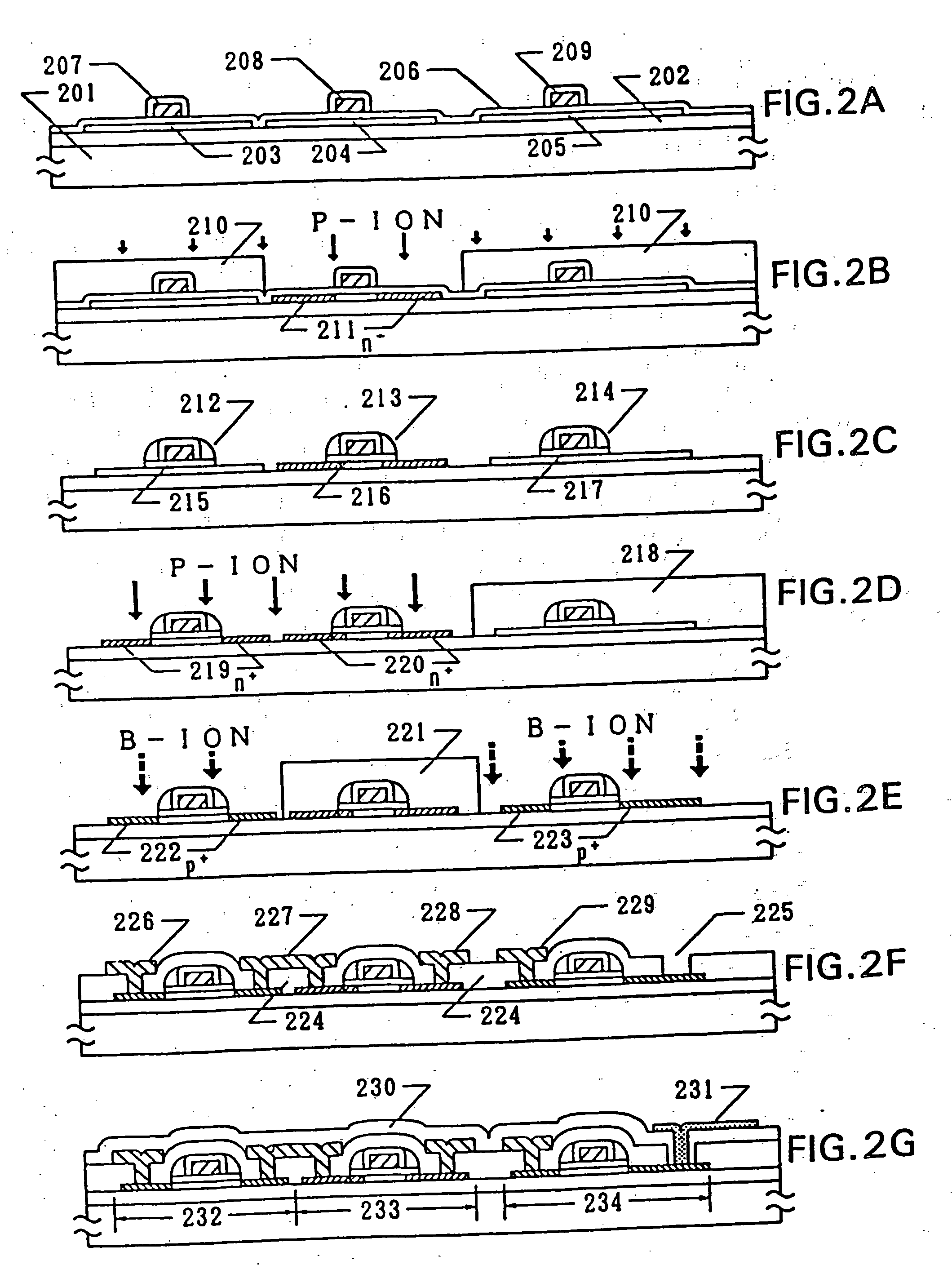 Semiconductor device including active matrix circuit