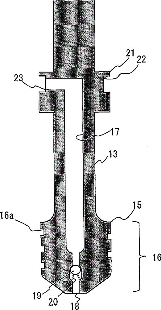 Fuel injection valve and internal combustion engine