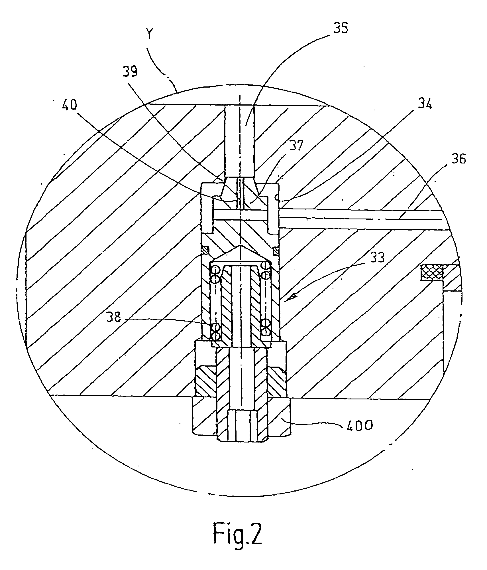 Working cylinder with terminal position damping