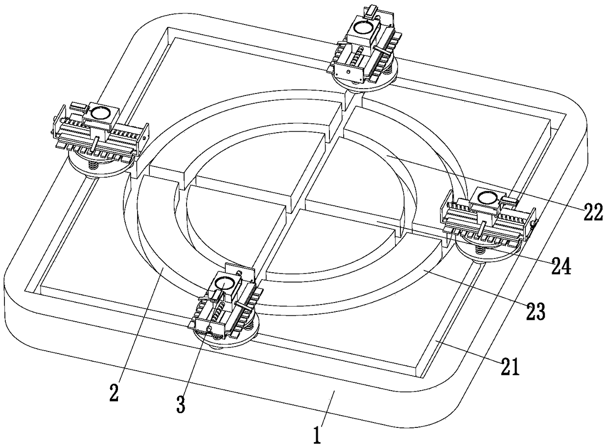 Edge opening packaging device for irregular liquid crystal privacy glass