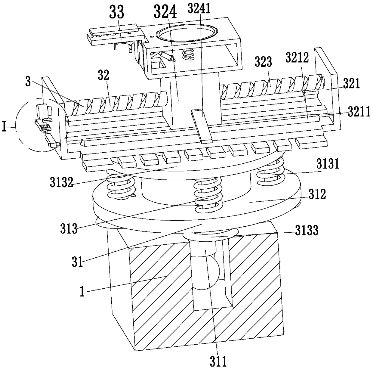 Edge opening packaging device for irregular liquid crystal privacy glass