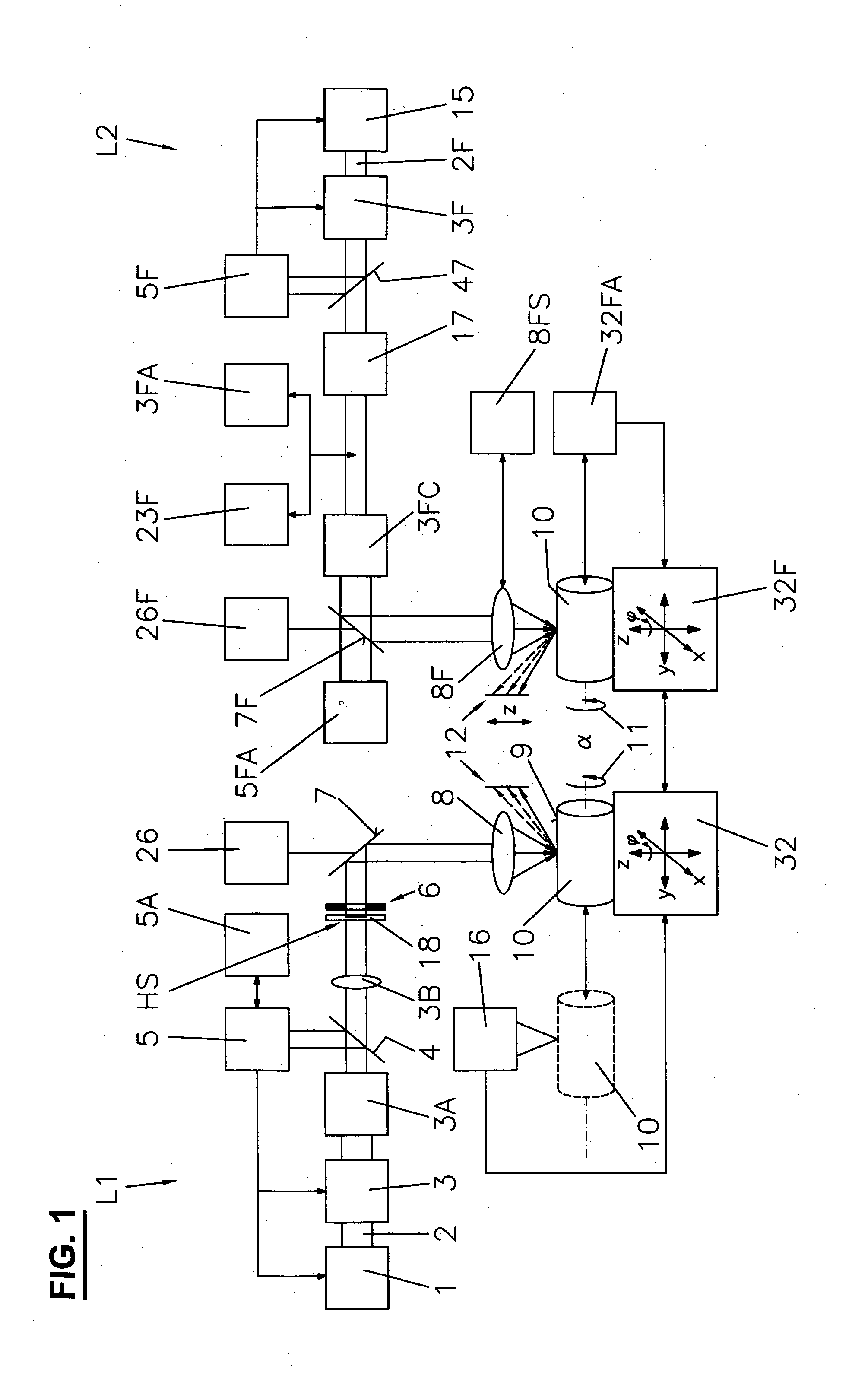 Method and device for producing masks for a laser installation