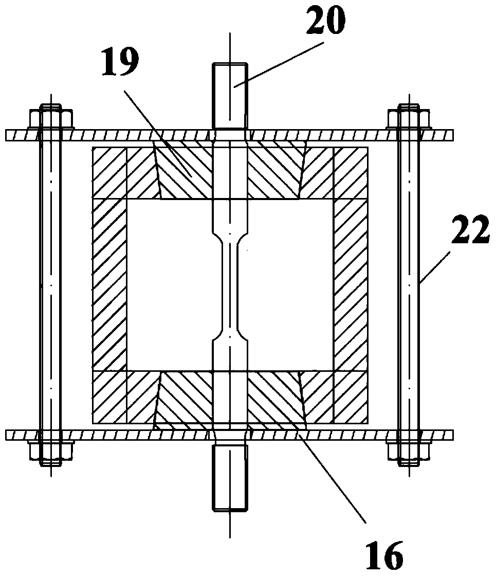 A device for environmental corrosion cracking test in wet hydrogen sulfide environment