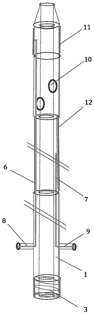 Direct puncture type fistula step-by-step expansion drainage tube with balloon