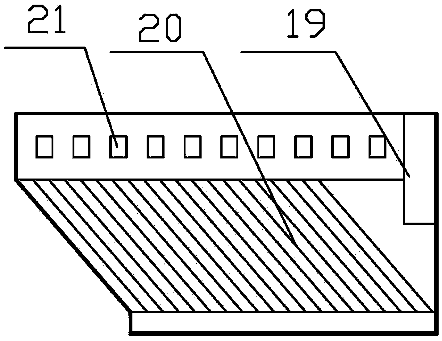 PTA (p-phthalic acid) sewage anaerobic reactor and use method thereof