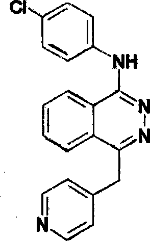 Application of compound 1-( 4-chloroaniline )-4-( 4-picoline )-2, 3-naphthyridine