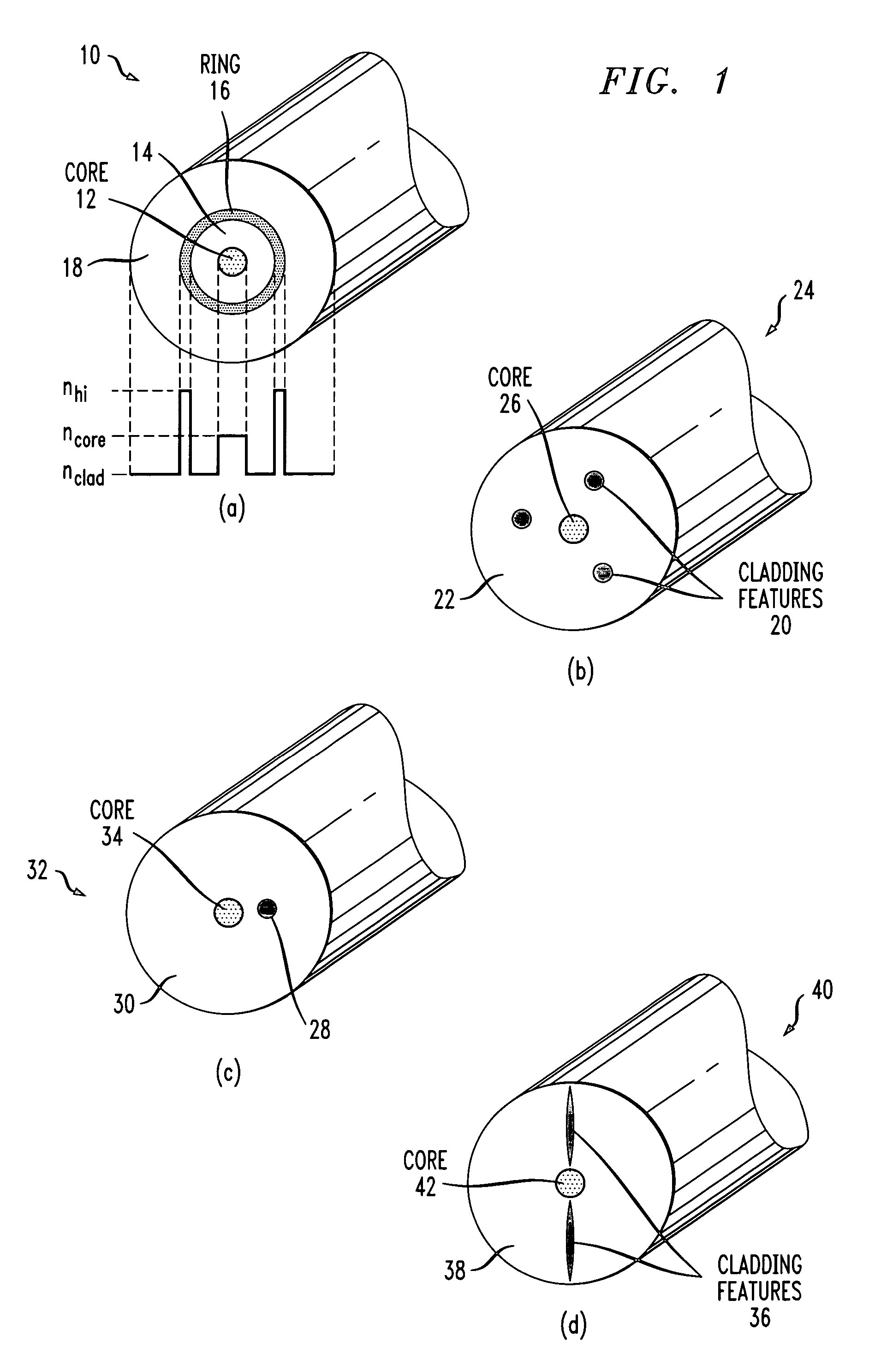 Optical fiber filter for suppression of amplified spontaneous emission
