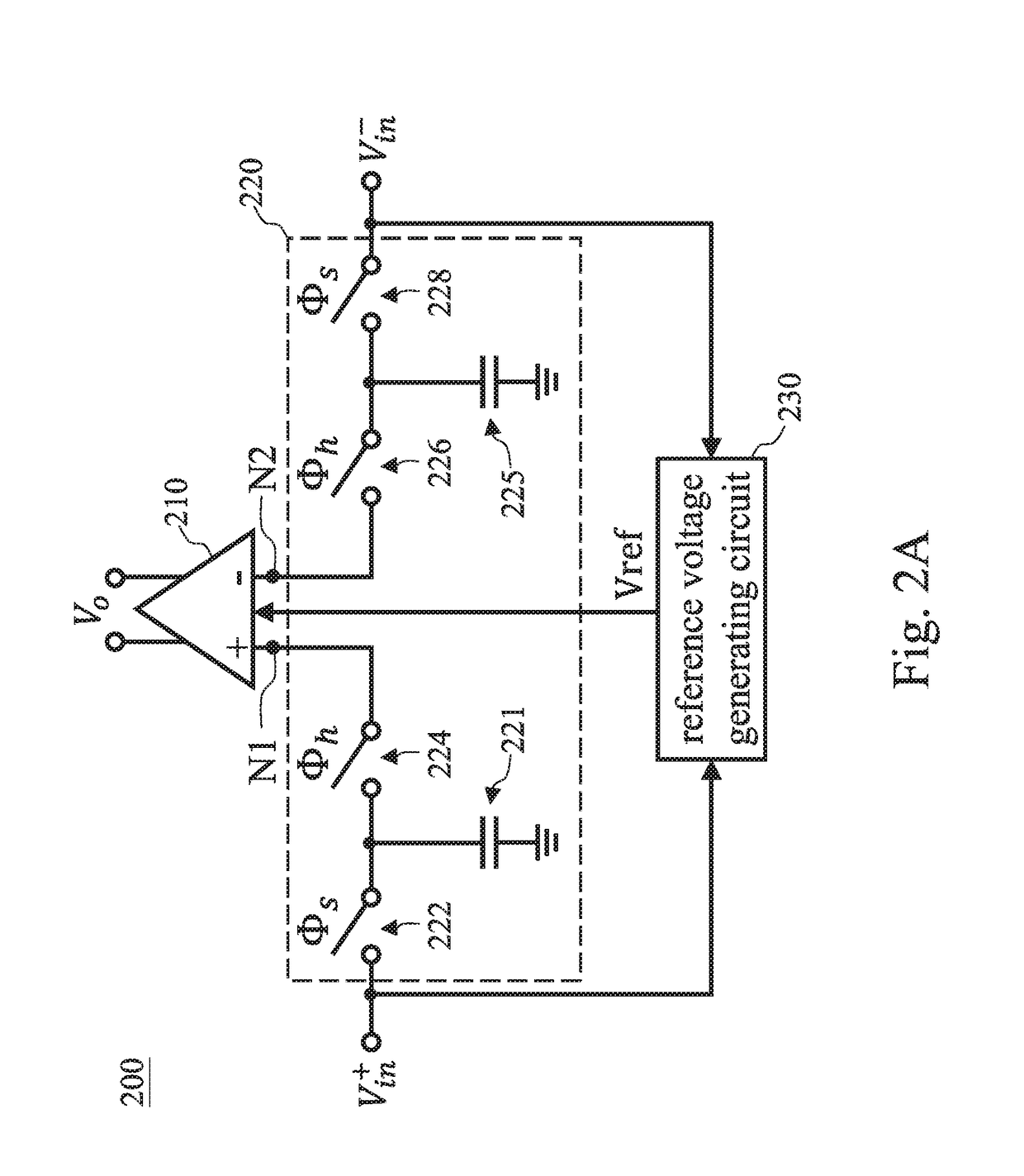 Charge-steering amplifier circuit and control method thereof