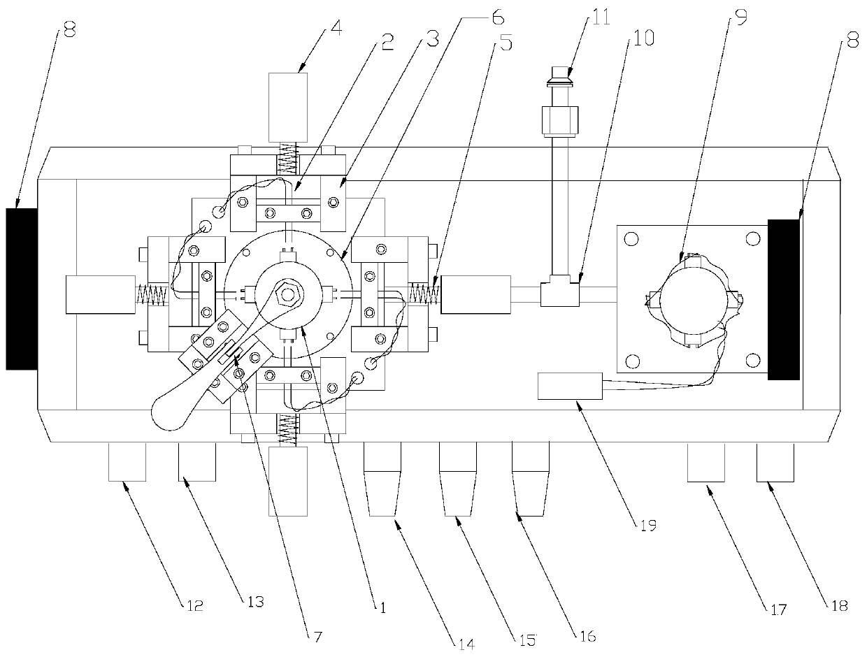 Performance test method of externally excited vibrating cylinder pressure sensor