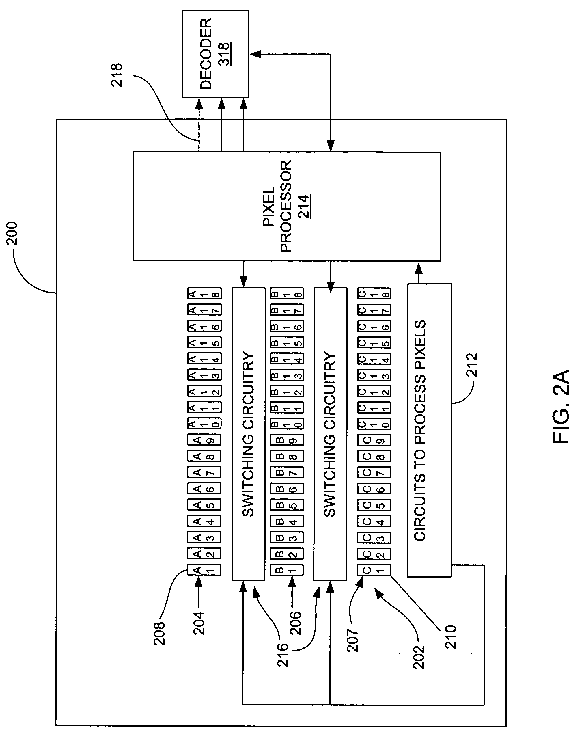 Imaging pixel array with programmable pixel aspect ratio for an optical code reader