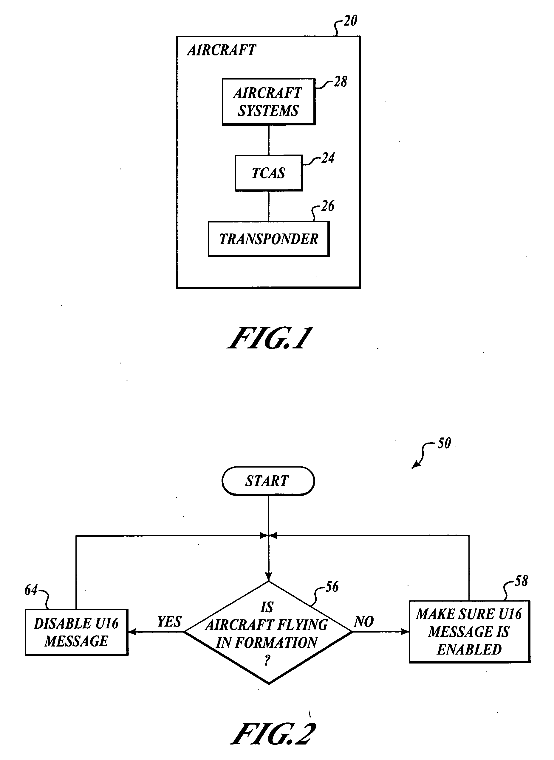 Systems and methods for automatically disabling a tcas broadcast