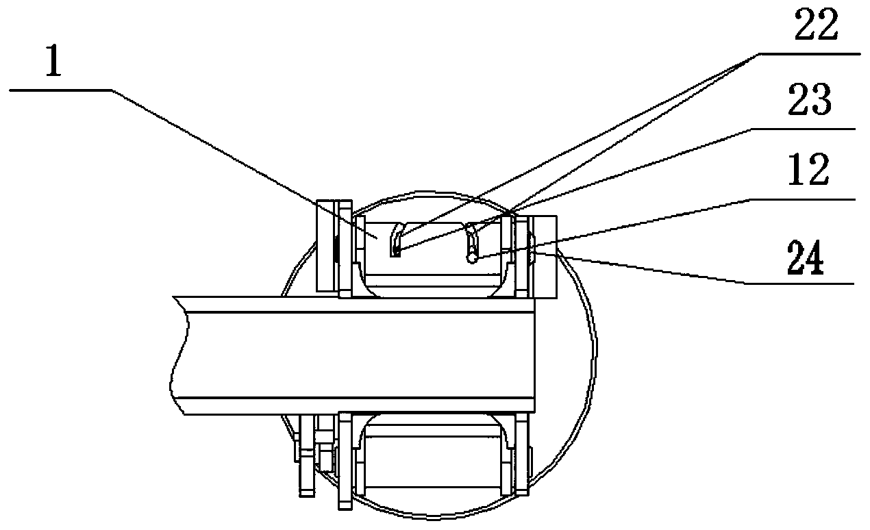 Automatic overturning mechanism