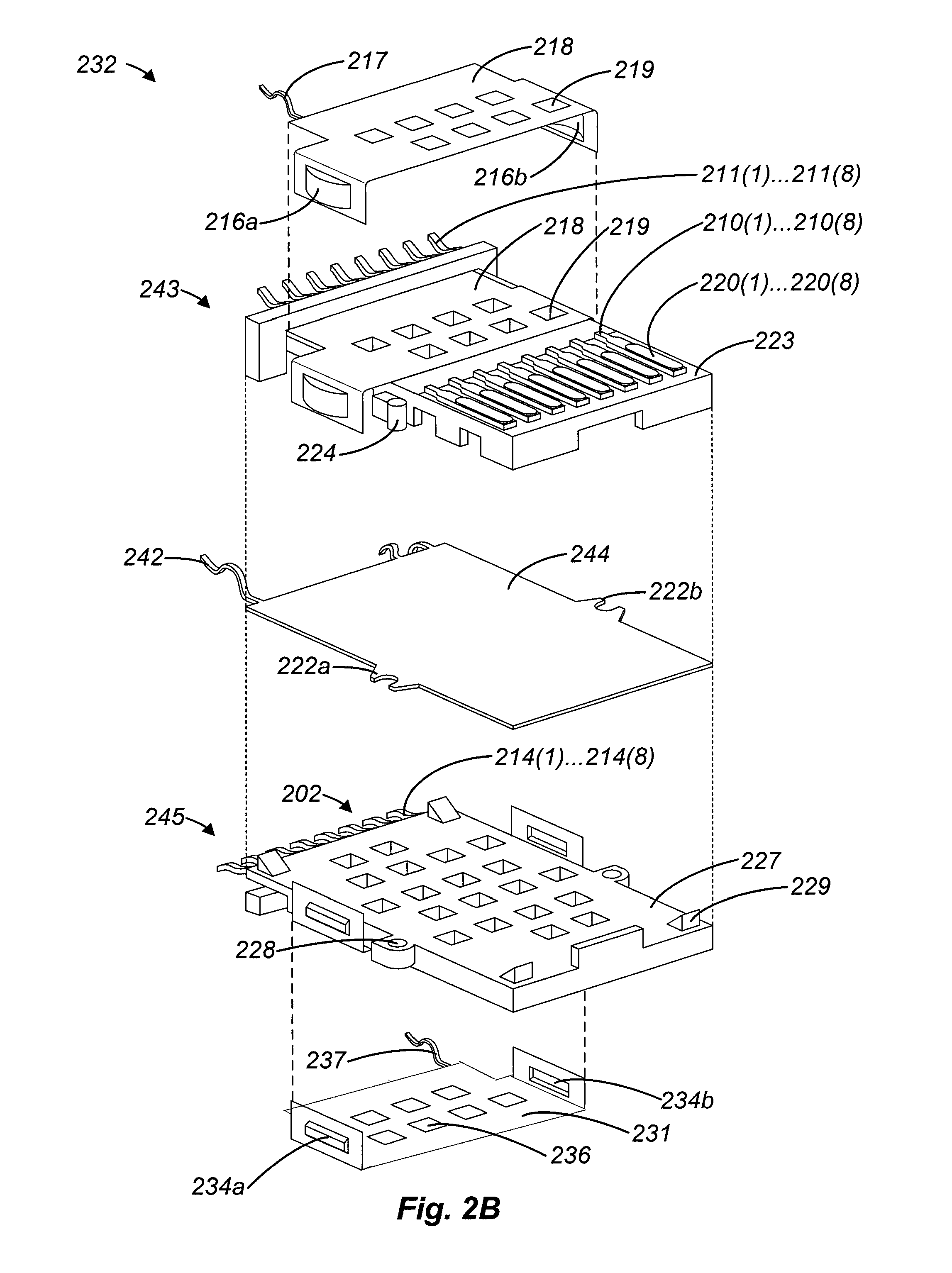 Plug connector having an over-molded contact assembly with a conductive plate between two sets of electrical contacts