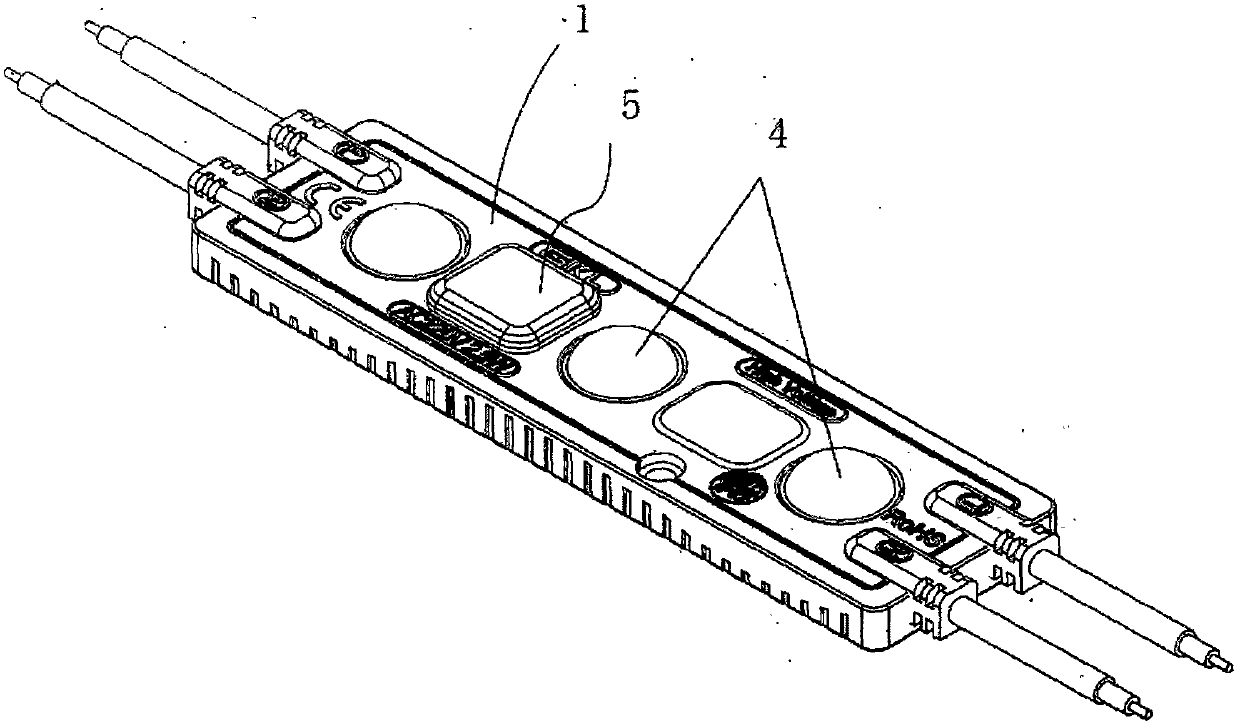 De-energized line-loss-free high-voltage injection molding module