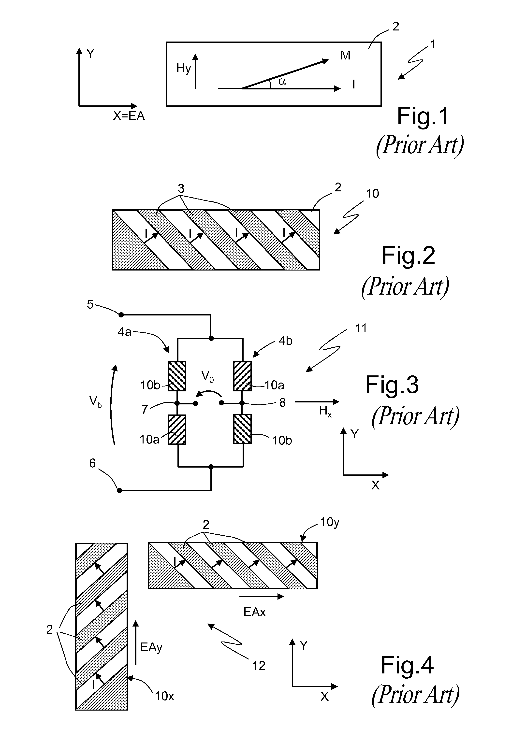 Magnetoresistive sensor integrated in a chip for detecting magnetic fields perpendicular to the chip and manufacturing process thereof