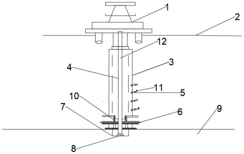 A device and method for detecting drilling fluid gas in a riser