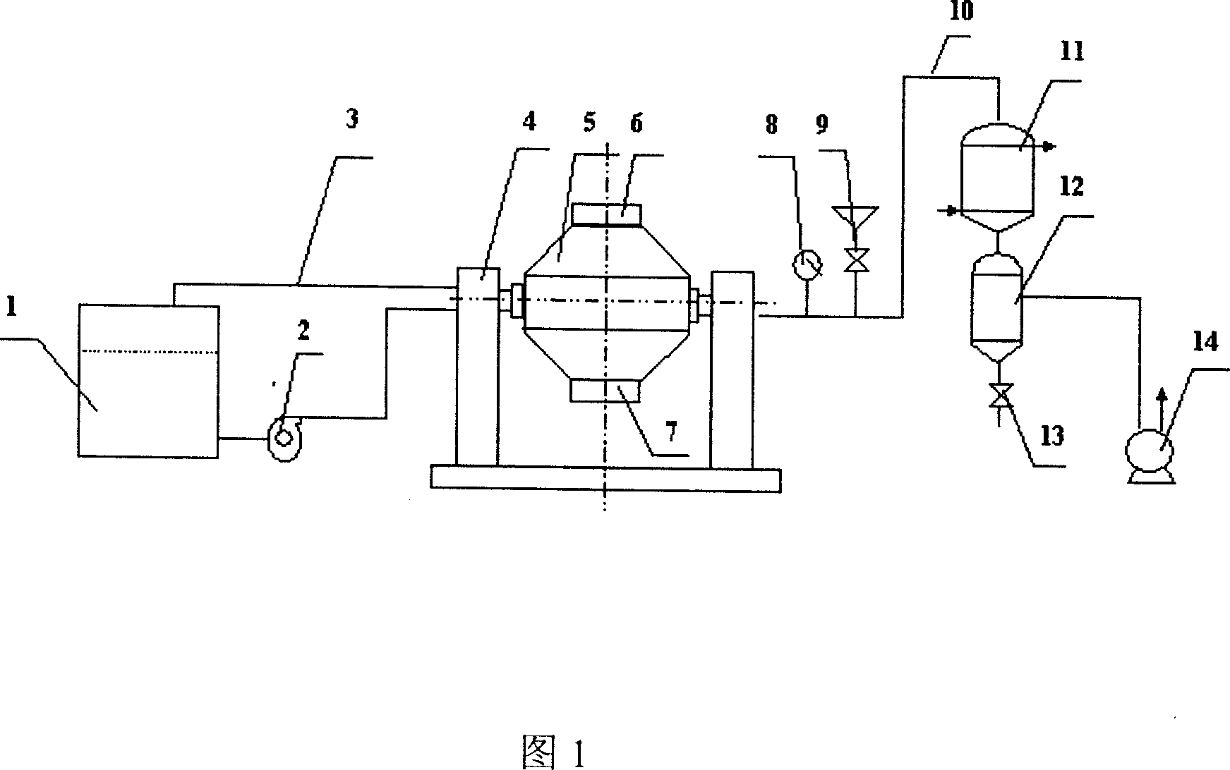 Technique for preparing dryness gel ball by using vacuum drying method